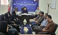  نشست صمیمی کارشناسان ستادی با مدیر شبکه بهداشت و درمان شهرستان